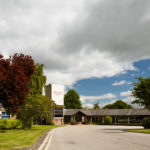 Exterior shot of Mercure Wetherby Hotel, driveway