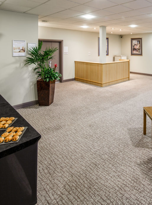 The meeting lounge area at Mercure Wetherby Hotel, coffee & snack station
